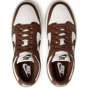Nike Women's Dunk Low Shoes Brown/White Size7.5